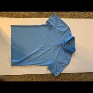 Nike golf shirt/polo. Size small. Baby blue color